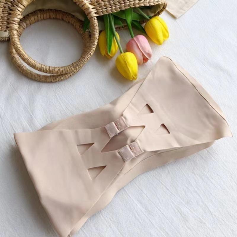 Áa bra quây, cài sau có đệm ngực, chất vải su lụa băng siêu mát, không dây, mềm mại, quyến rũ cho nữ Áo Women Đen - Da