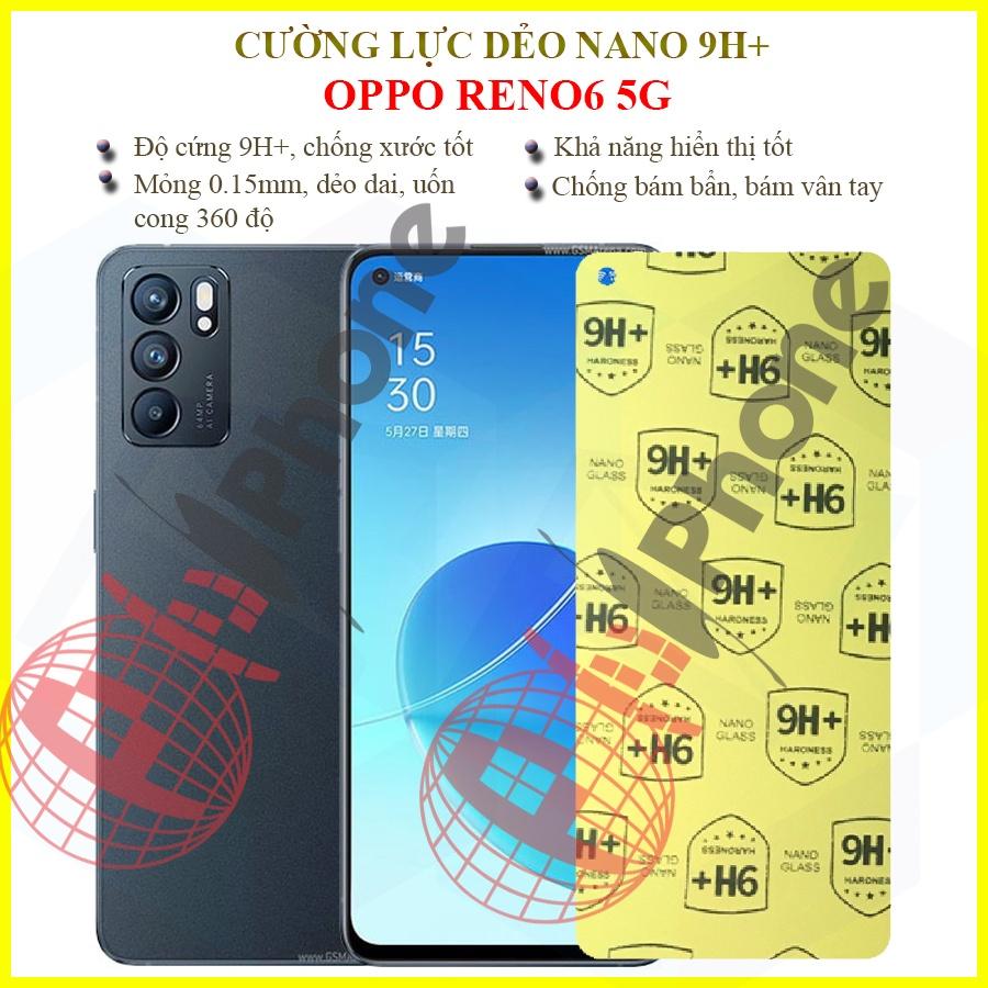 Dán cường lực dẻo nano dành cho Oppo Reno6 5G