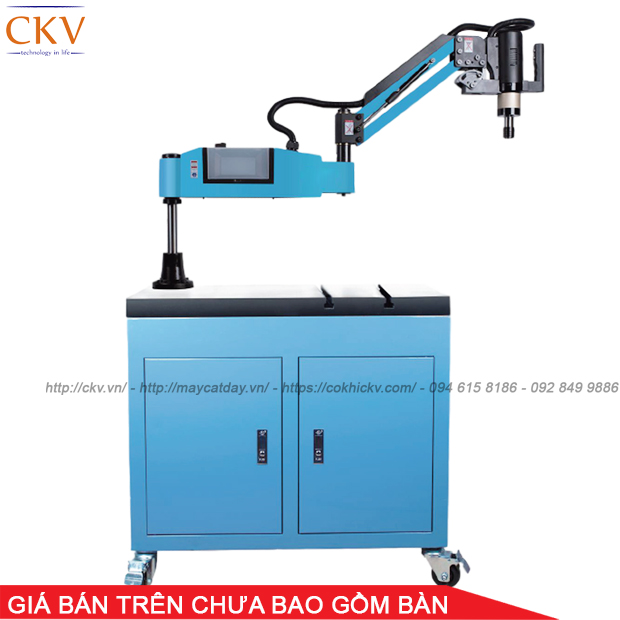 [HÀ NỘI] Máy taro điện tay cần 1100mm tạo ren cơ khí chất lượng cao