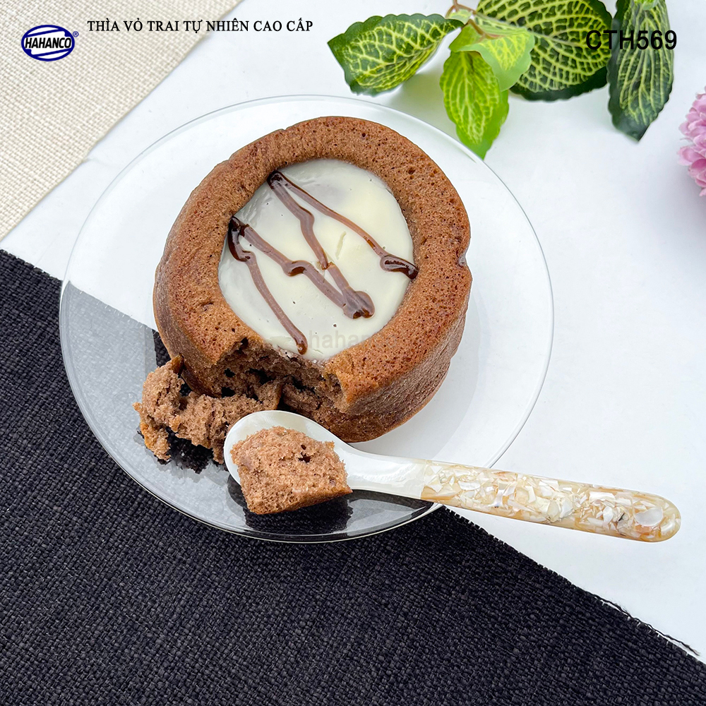 Thìa Cafe Làm Từ Vỏ Trai Cán Ôc Xà Cừ Xuất Nhật Thiết Kế Tinh Tế - HAHANCO - CTH569