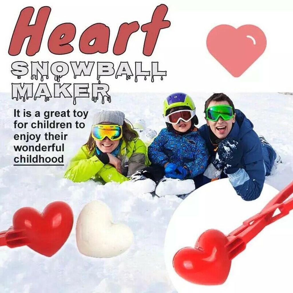 Heart  Children Outdoor   Snowball Toys Tool