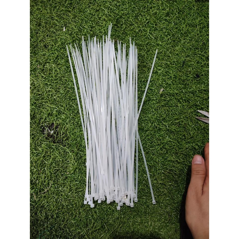 Set 70 dây rút nhựa nylon 5 x 300mm màu trắng
