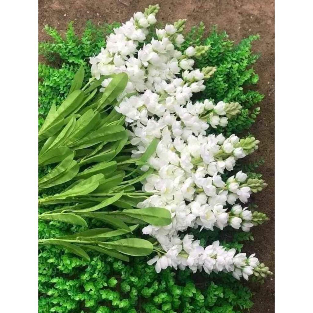 Hoa lụa cao cấp, hoa Phi yến Châu Âu sang trọng, lãng mạn trang trí cao 80cm