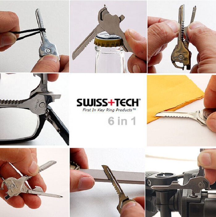 Móc khóa đa năng Swiss Tech 6in1