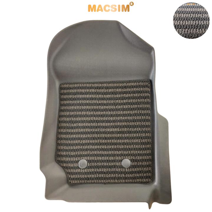 Thảm Lót Sàn 2 Lớp TPE Macsim Ranger 2023+ Chuẩn Form, Bền, Không Mùi (sd3 xám đen ct)