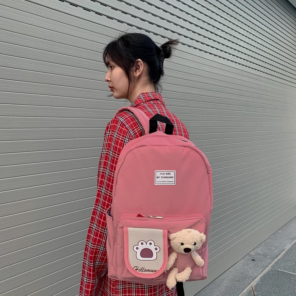 Balo Ulzzang chống nước, Phong Cách Hàn Quốc Siêu Đẹp Cực Dễ Thương,