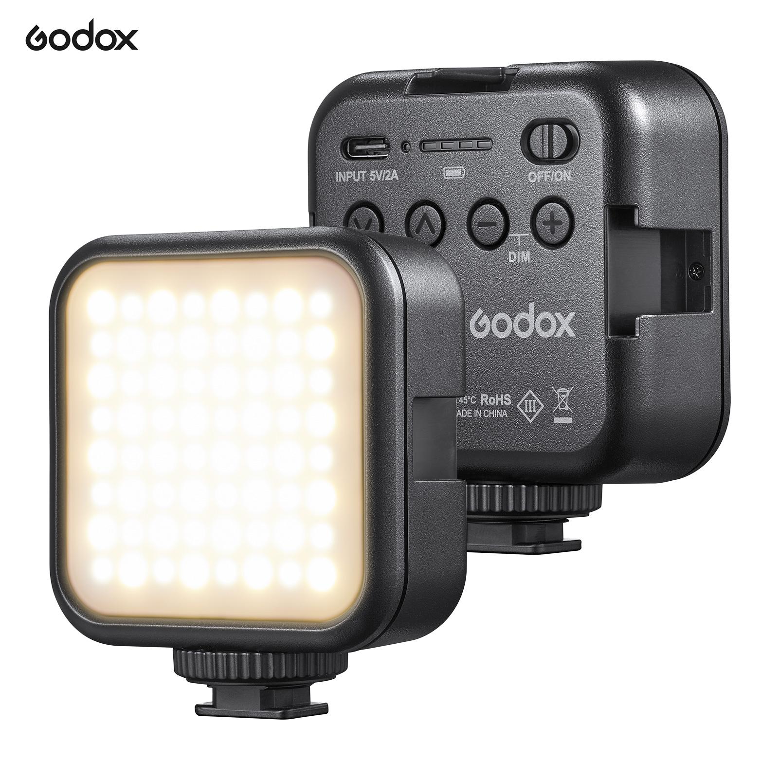Đèn LED trợ sáng Godox LITEMONS LED6Bi có thể sạc lại 3200K-6500K Hỗ trợ điều chỉnh
