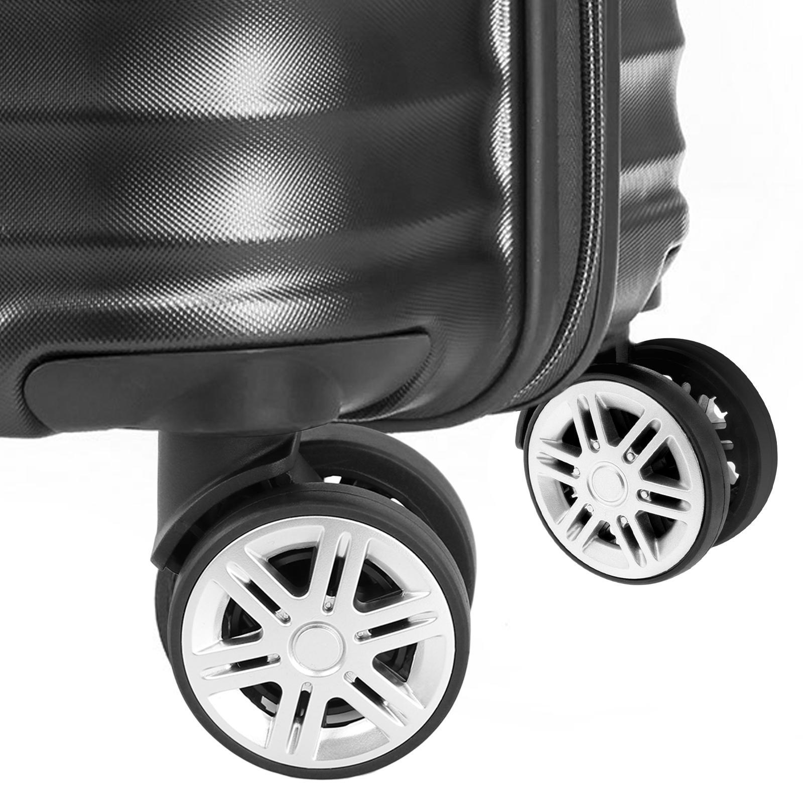 Luggage Suitcase Wheels Quiet Hole Pitch 1.3 inch Replacement Luggage Wheels