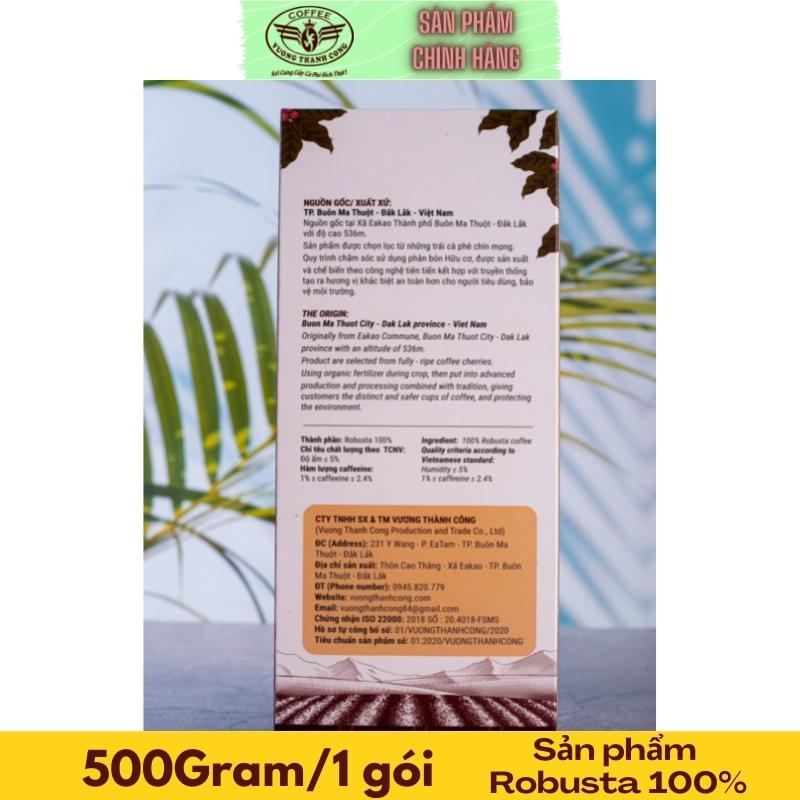 Cà phê rang mộc đặc biệt Vương Thanh Công, cà phê thơm ngon, hậu ngọt, quy trình hữu cơ tại Dak Lak