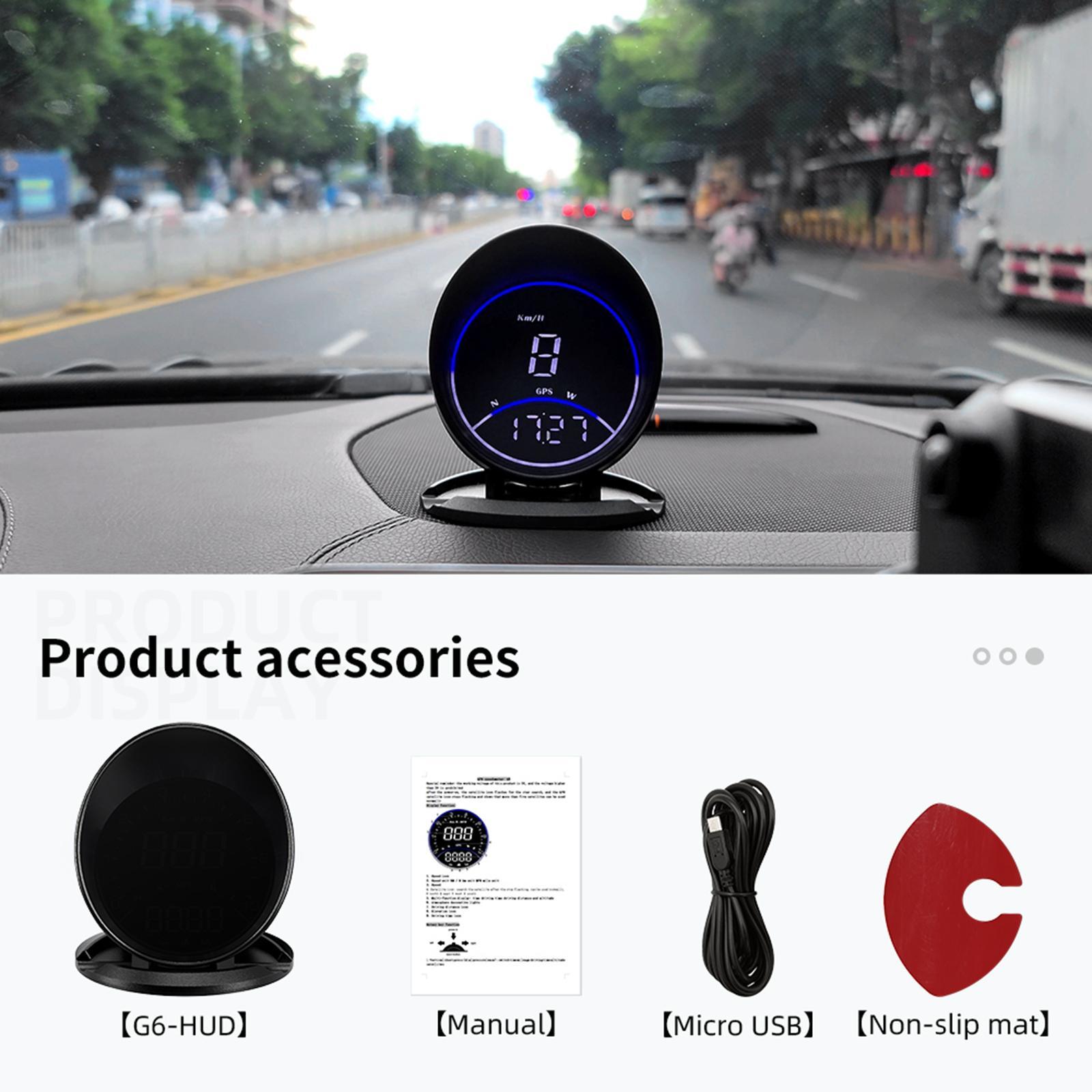 Car HUD Display GPS Display Speedometer Quality Material Durable