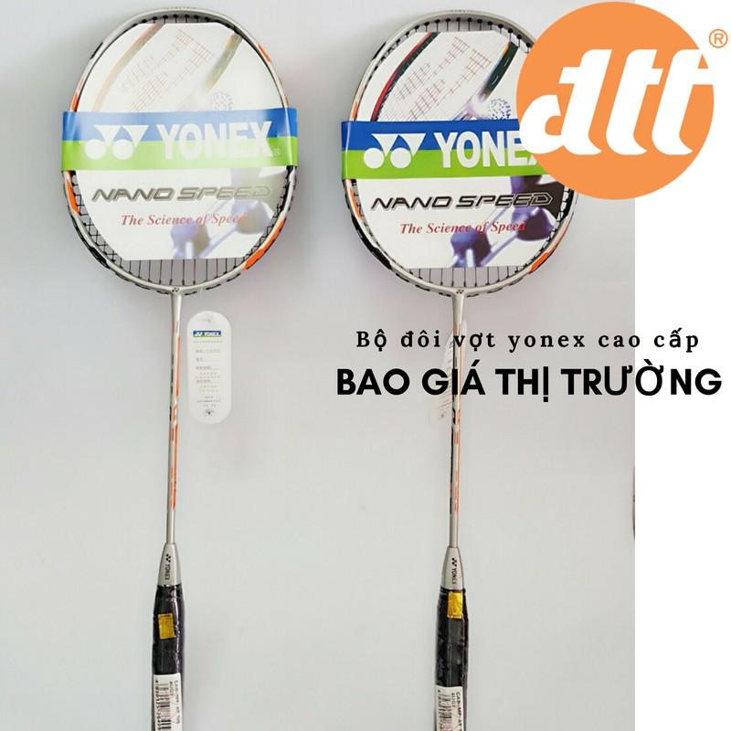 Combo 2 Cây Vợt Cầu Lông Cước - HÀNG CHẤT LƯỢNG CAO Tặng Kèm 2 Bao Đựng Vợt