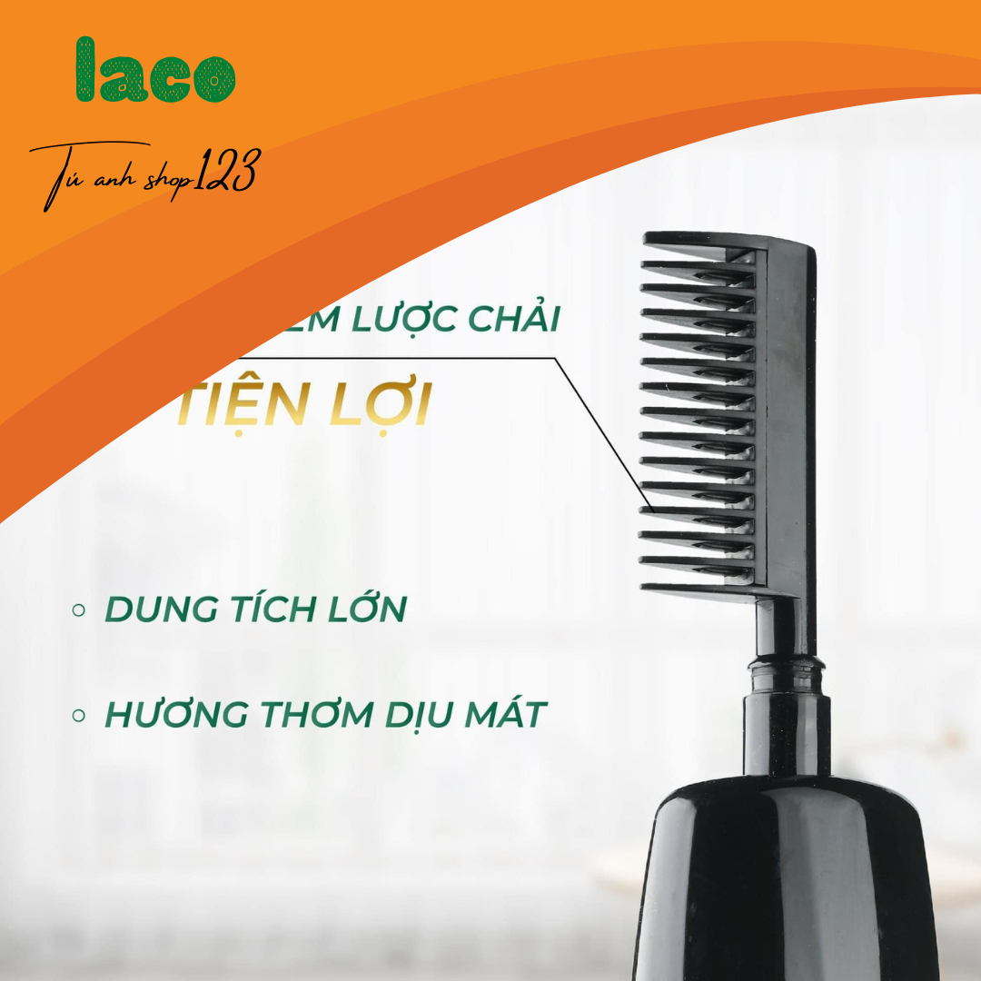 Dầu Gội Phủ Bạc Laco Black Hair - Tóc Đen Tự Tin Sau 9 Phút không phai không sót không hại da đầu mùi thơm chinh hãng sale