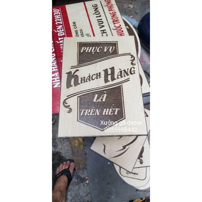 Tranh Gỗ Treo Tường-Phục Vụ Khách Hàng Là Trên Hết