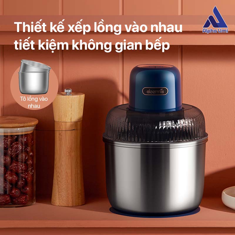 Máy Xay Thịt Đa Năng Deerma JR02 - Hàng Nhập Khẩu