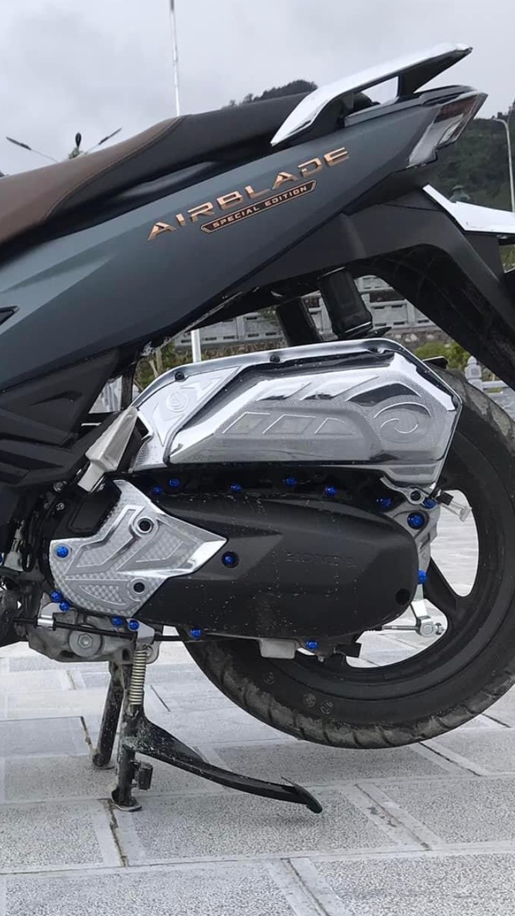 COMBO BỘ ỐP PHỤ KIỆN TRANG TRÍ DÙNG CHO XE AB 2022 2023 - 125 160cc CROM