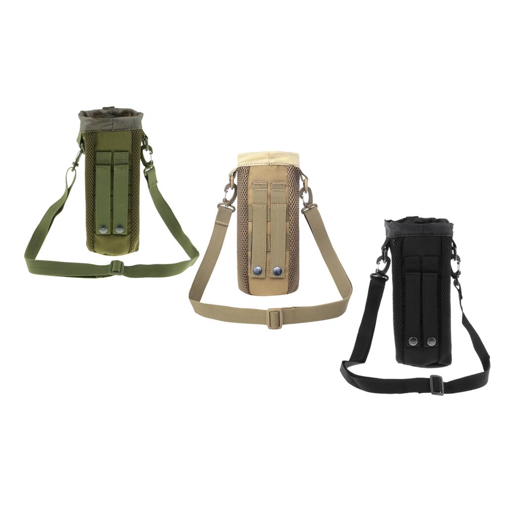 Outdoor Sport Molle Water Bottle Bag Pouch Holder Carrier Kettle Pack 750ml