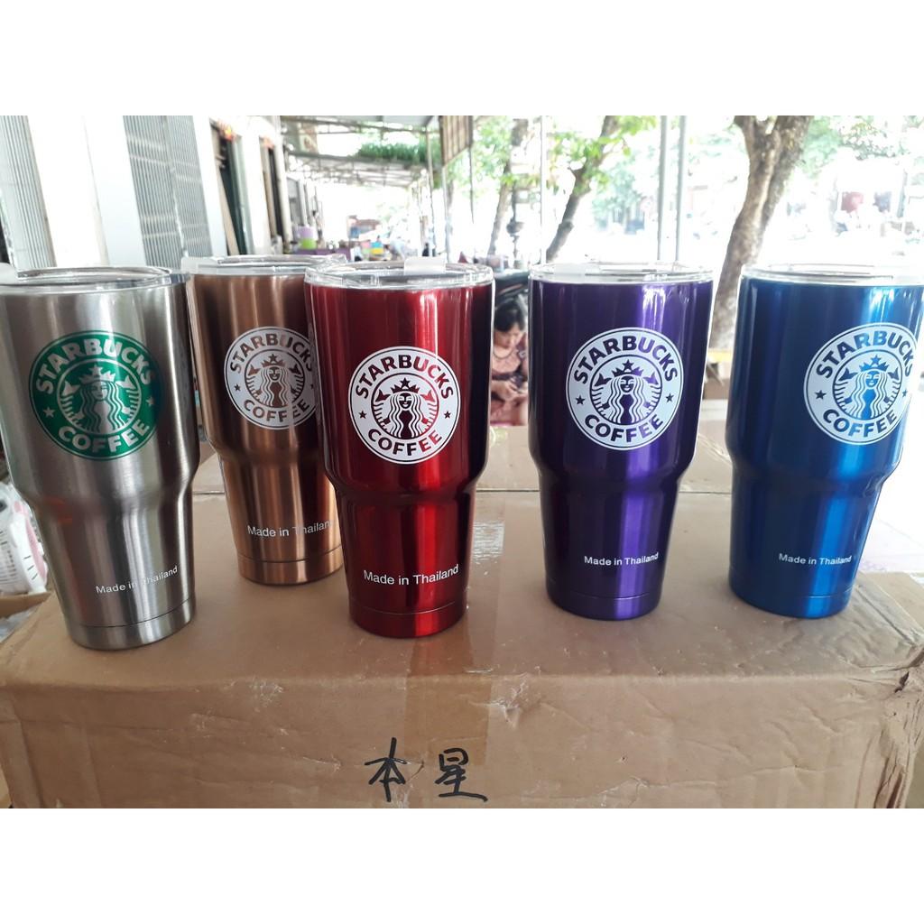 Ly Giữ Nhiệt Thái Lan Starbuck 900 ml Tặng Kèm Túi &amp; Ống Hút