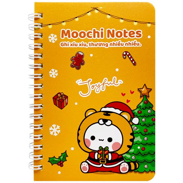Sổ Lò Xo Moochi Christmas A6 - Kẻ Ngang - 160 Trang 80gsm - The Sun 01