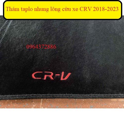 Thảm taplo nhung Honda CRV 2018-2023 bảo vệ, có chống trượt