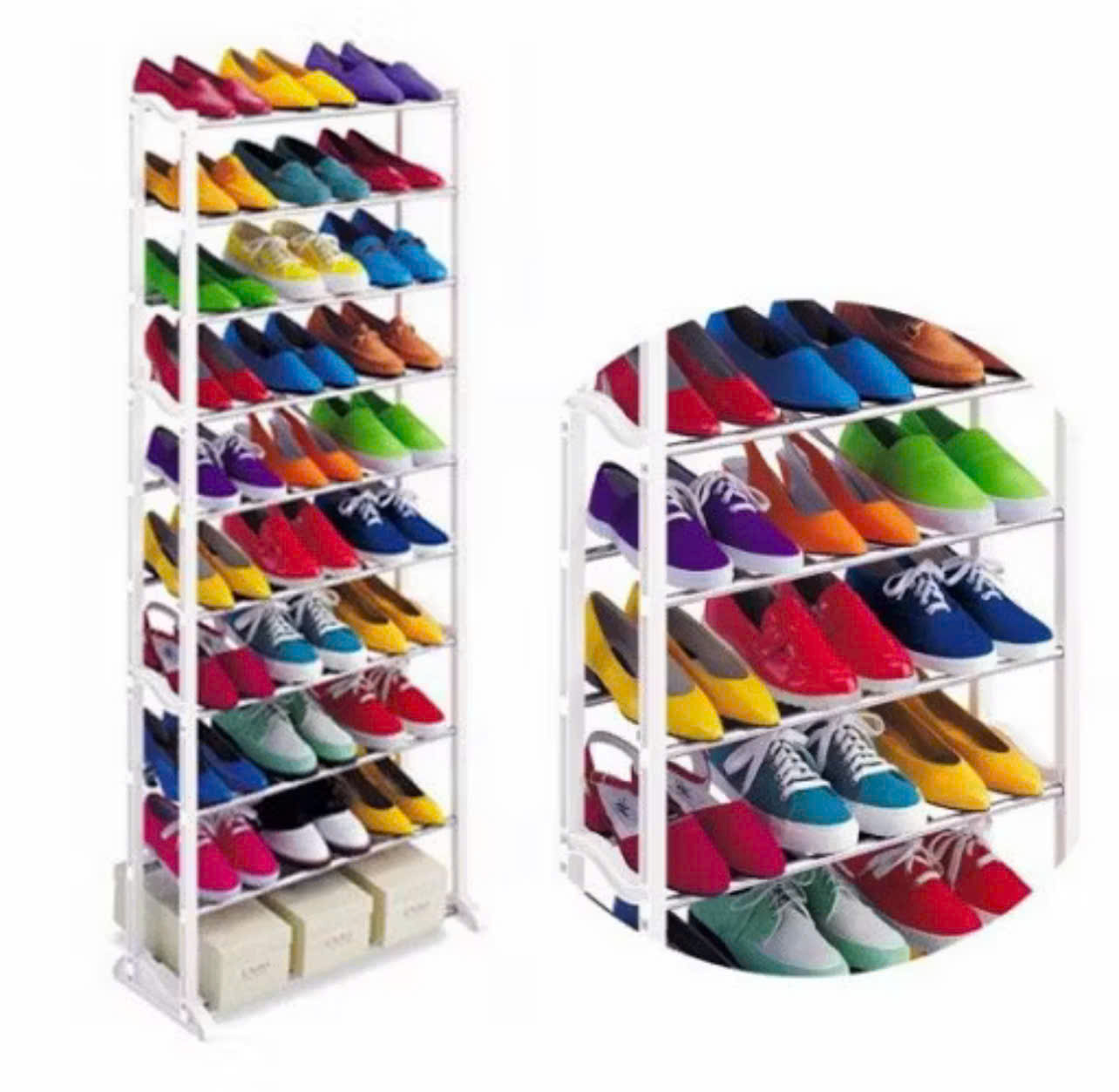 Kệ để giày dép, Giá đựng giày dép thông minh đa năng INOX 7 TẦNG