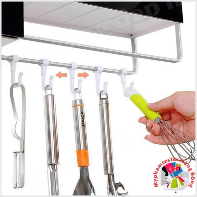 Kệ đựng đồ gia vị nhà bếp Thông minh đa năng dính cường lực ecoco 1712