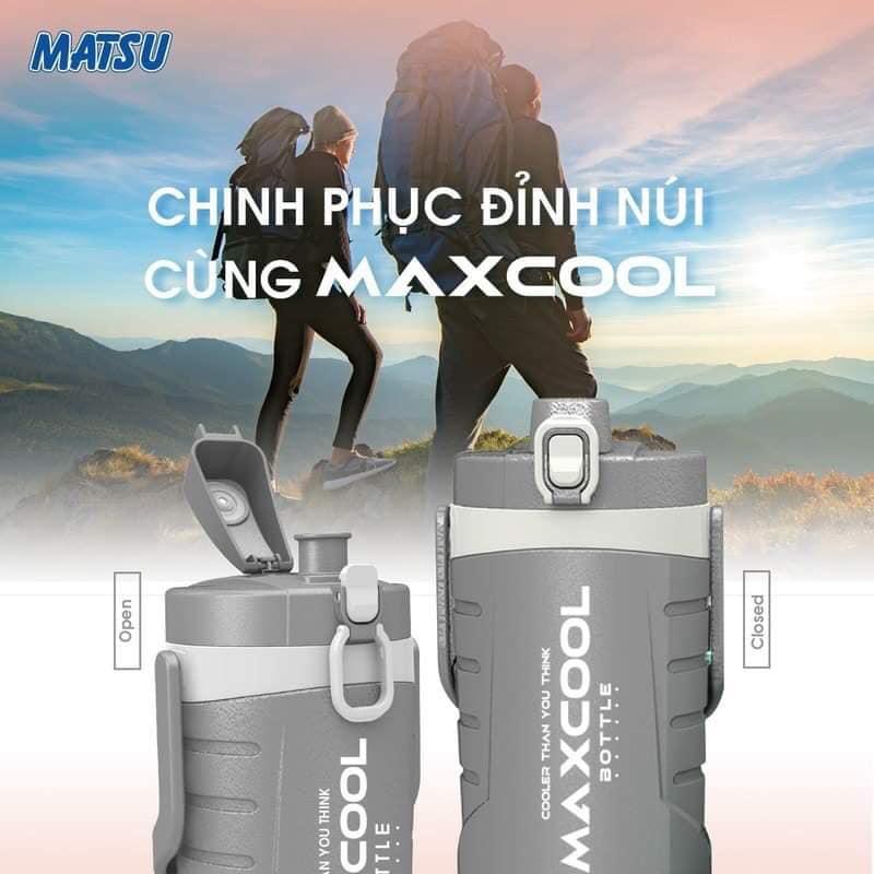 Bình giữ nhiệt nóng lạnh Max Cool Duy Tân dung tích 1000ml, 1500ml chất liệu nhựa an toàn cao cấp