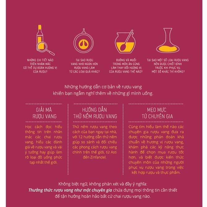 Sách - Thưởng thức ruợu vang như một chuyên gia (Nhã Nam HCM)