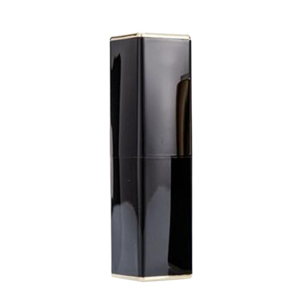Empty Lipstick Tubes Stick Bottle, Plastic Square Homemade DIY Tube with Cap