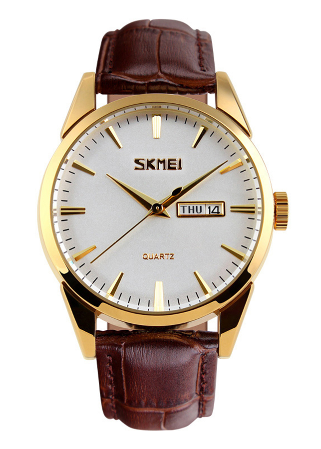 Đồng hồ nam dây da Skmei 9073