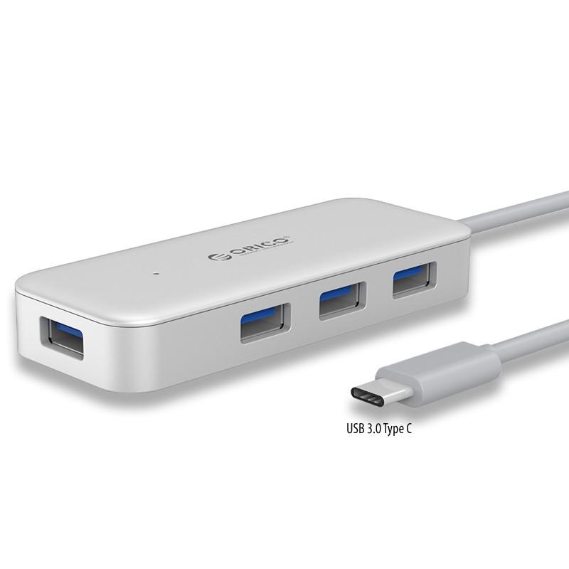 Bộ chia 4 Cổng Usb 3.0 Orico Type C cho Mac