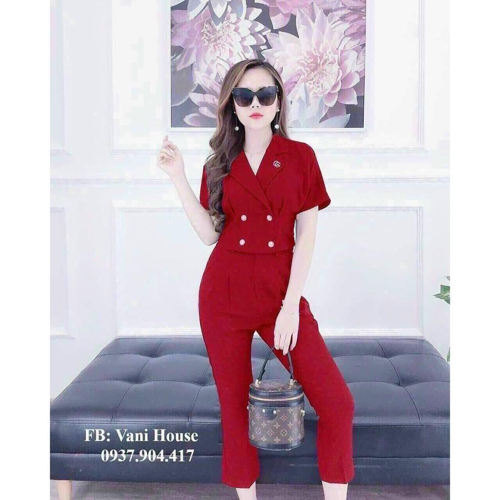 Sét bộ vest tay phồng thời trang cá tính