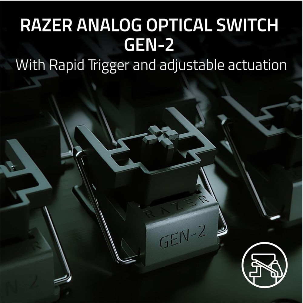 Bàn phím cơ Razer Huntsman V3 Pro Mini (60% Analog Optical) - Hàng chính hãng