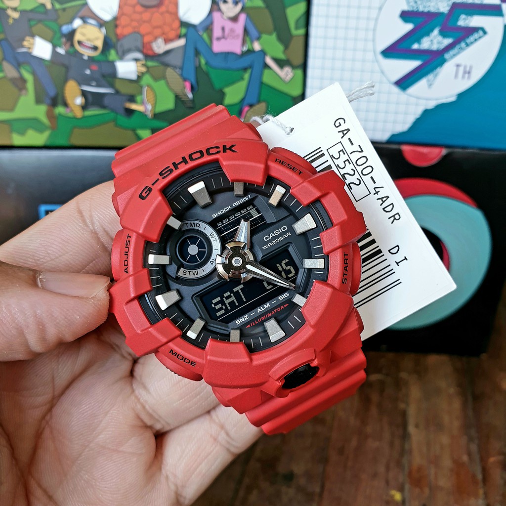 Đồng hồ nam G-Shock GA-700-4ADR chống nước 20ATM