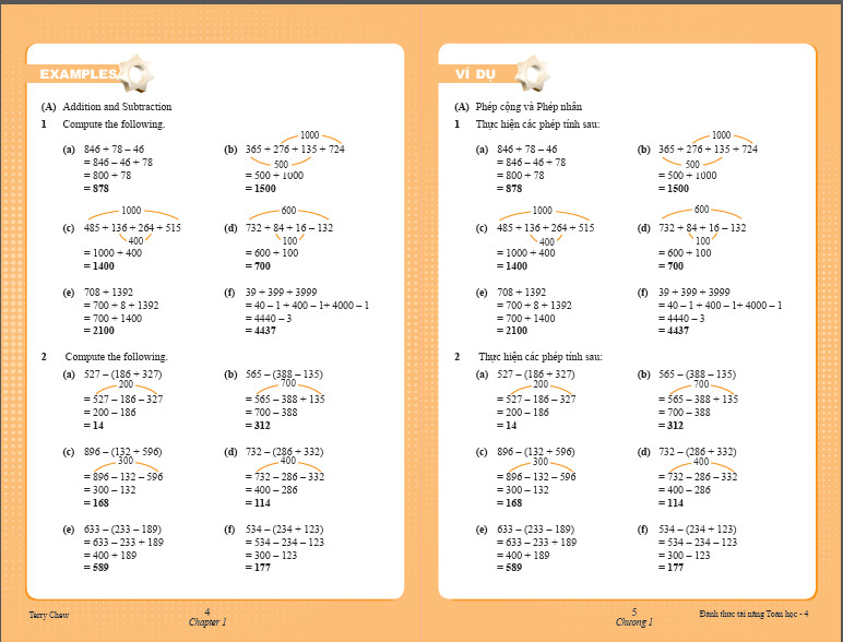 Toán Singapore: Đánh Thức Tài Năng Toán Học 4 và Luyện thi Olympic Toán quốc tế 4 - Toán Lớp 4, lớp 5 &amp; lớp 6 (Song ngữ Anh - Việt )