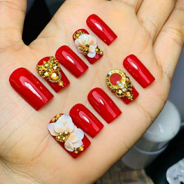 Khay đá chân lưới mix size 1440 viên - Đá sáng, không bong chân Thiên Di Nail