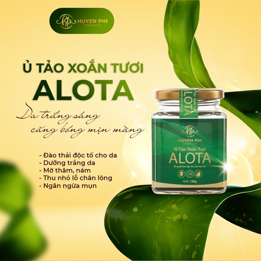 Ủ tảo xoắn tươi Alota Huyền Phi 120g