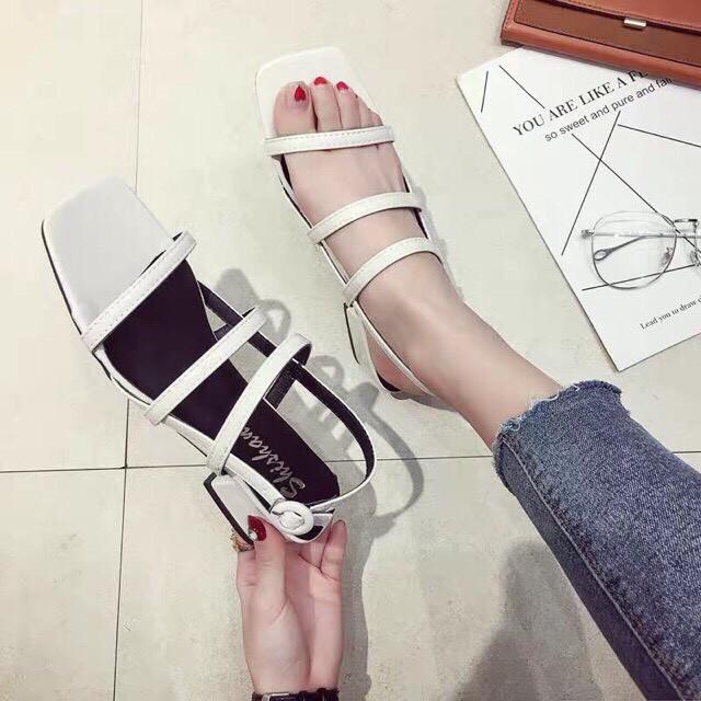 (S99) Sandal 3 dây ngang sang chảnh (mã 1299