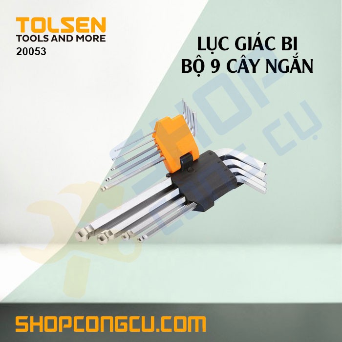 Lục giác bi bộ 9 cây ngắn Tolsen 20053