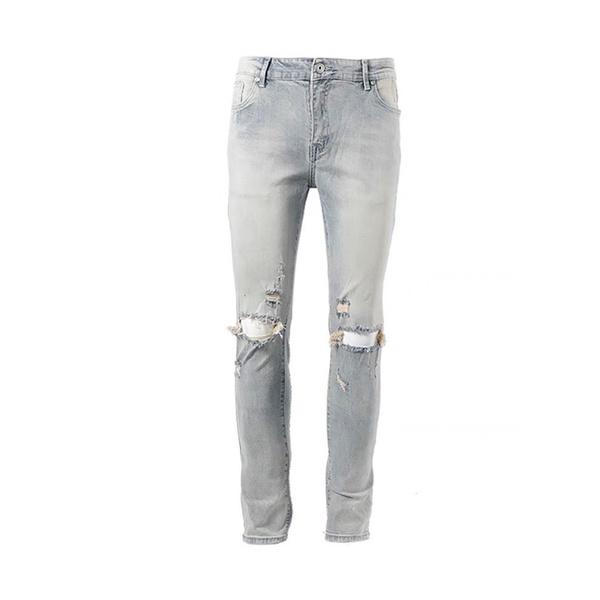 jeans skinny quần jeans nam quảng châu rách gối