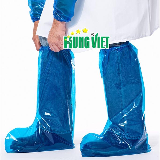 Ủng Đi Mưa Tiện Lợi PE chống nước