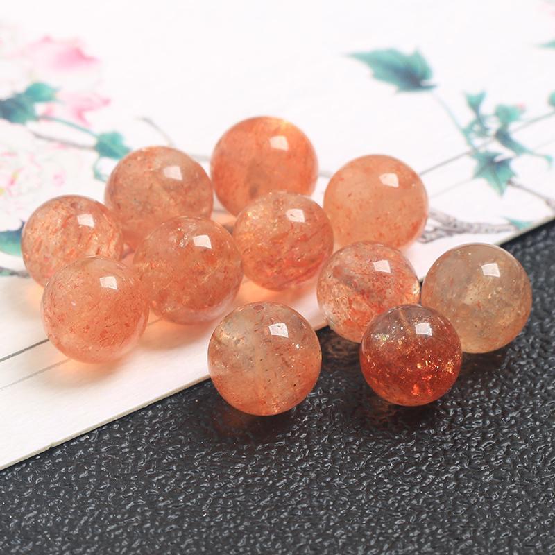 Hạt đá mặt trời dùng làm sản phẩm handmade DIY 8mm