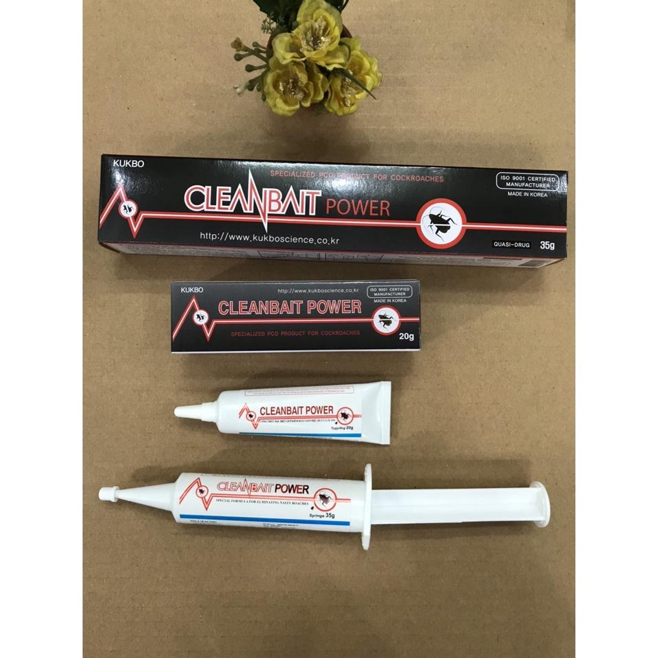 Gel diệt Gián Đức - Cleanbait Power dạng gel, tuýp 20g, 35g - sản phẩm nhập từ Hàn Quốc