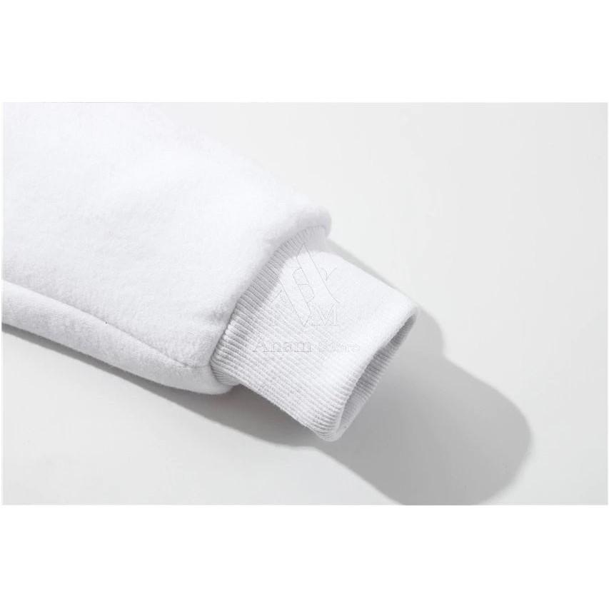 Áo Hoodie Nam Nữ, Trơn, Vải Nỉ Ngoại, Anam Store