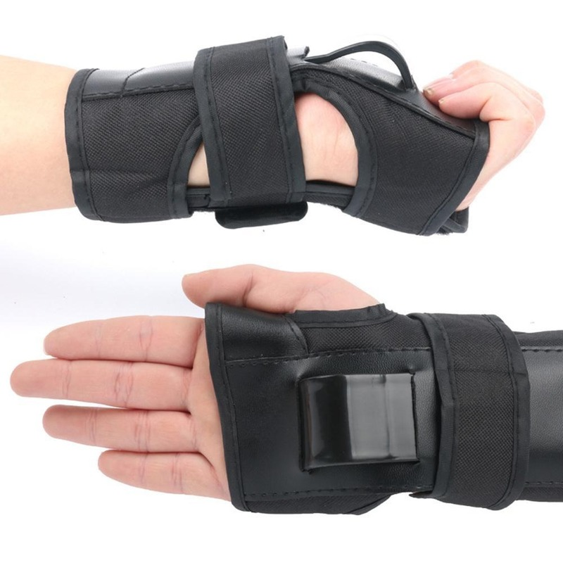 Bảo vệ cổ tay Hỗ trợ Miếng đệm lòng bàn tay Bảo vệ Trượt tuyết Trượt tuyết Bảo vệ tay Ván trượt tuyết Color: black Size: XL