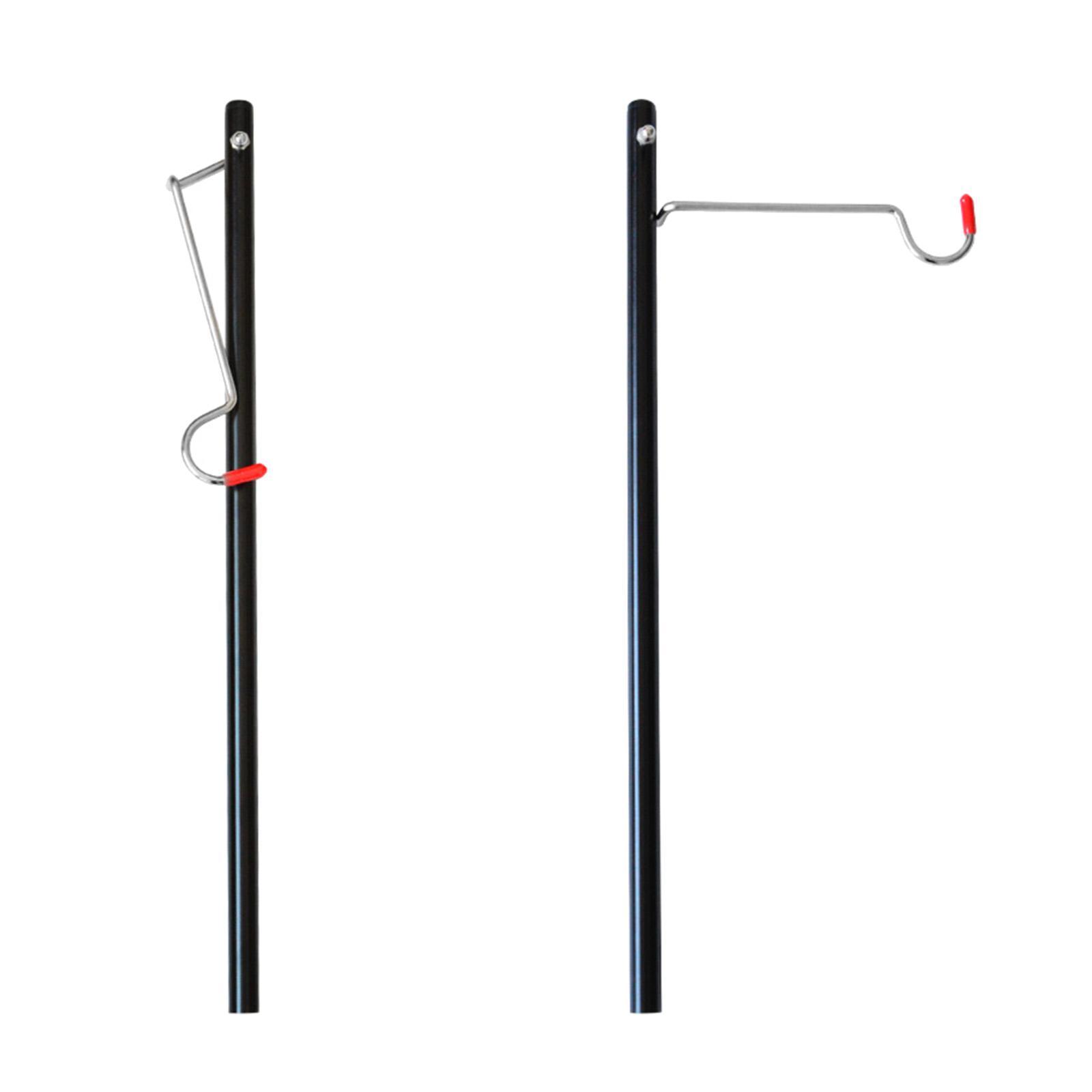 Camping Lantern Stand Lightweight Alloy Lamp Pole Hanger Holder