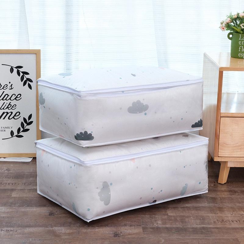 Túi Đựng Chăn Mền/Quần Áo Trong Suốt Có Thể Gấp Gọn Tiện Dụng Mang Theo Du Lịch