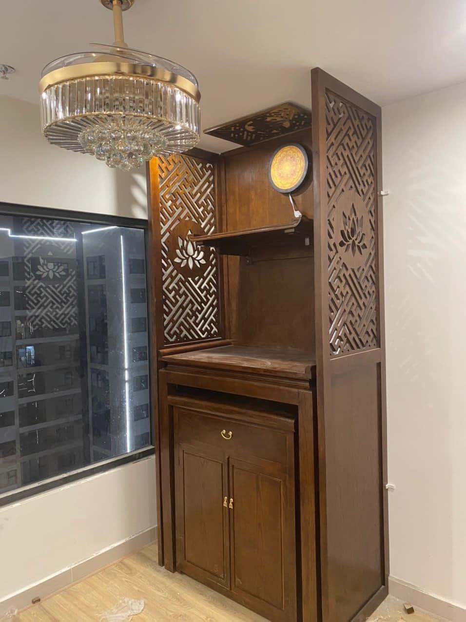 Bàn thờ gỗ sồi 197cm