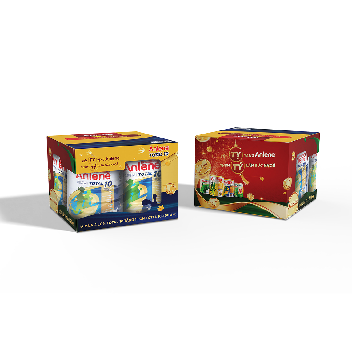 Combo 2 TPBS Anlene TOTAL 10 800g/lon - Tặng 1 lon Anlene Total 10 400g