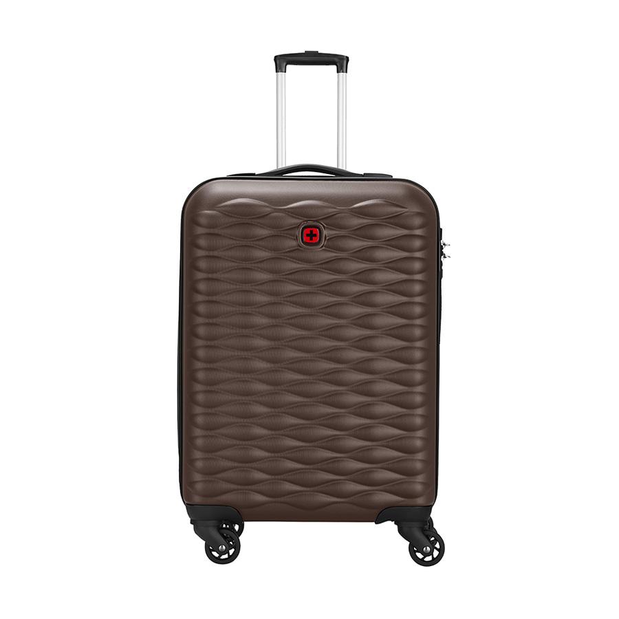 Vali kéo Wenger IN-FLIGHT WENGER - THỤY SĨ -  Thiết kế họa tiết sóng tinh tế Size 20/ 24/ 28 inch - Đỏ