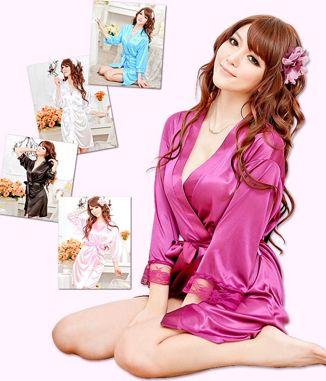 Áo choàng ngủ sexy kèm quần lọt khe AO03 , Đầm ngủ cosplay gợi cảm, Freesize